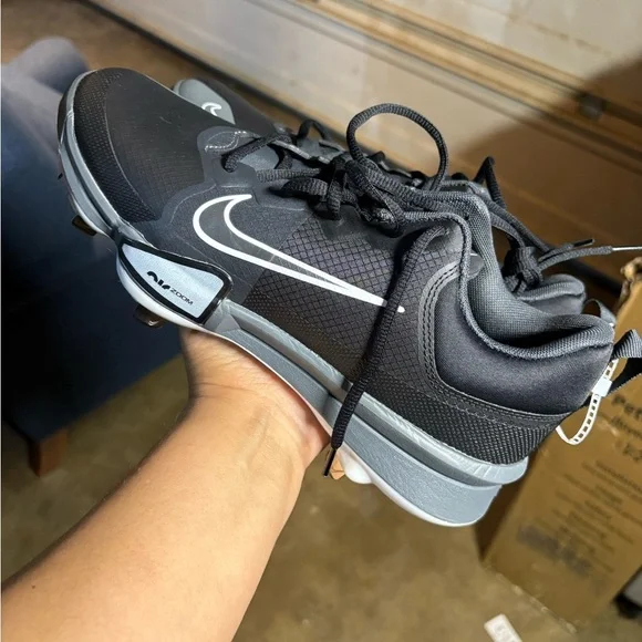 Nike Force Zoom Trout 9 Pro Baseball Metal Cleats Men’s Size 8.5 FB2907-003 - Picture 2 of 13